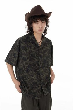 Mentmate Boxy Cut Yami Shirt - Y2K Summer Grunge, 90s Retro, Pastel Goth, Y2K Club Outfit