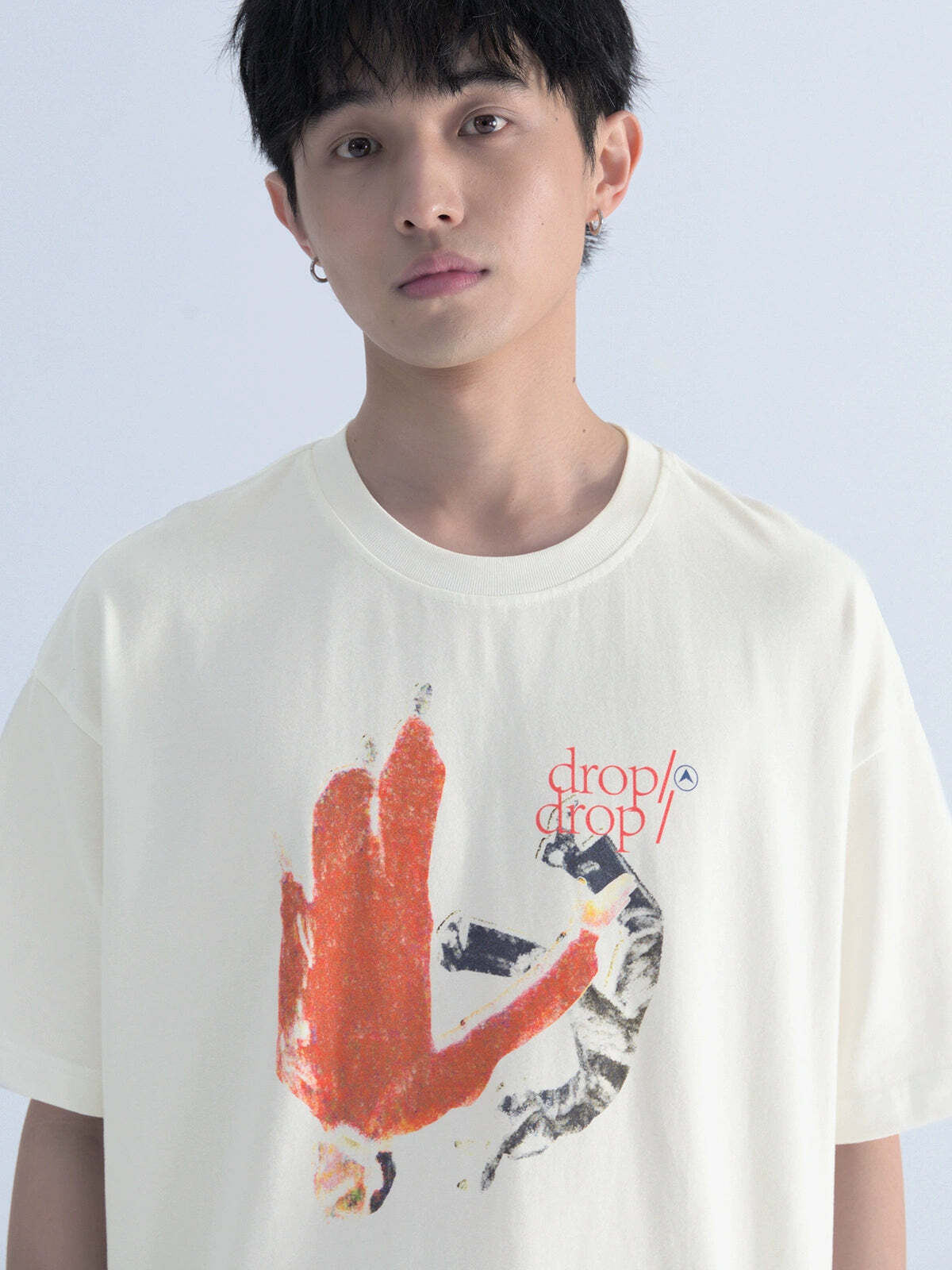 Mentmate Double Drop Tee - Y2K Summer Grunge, 90s Retro, Pastel Goth, Hip Hop Fashion