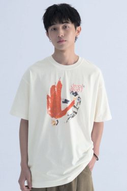Mentmate Double Drop Tee - Y2K Summer Grunge, 90s Retro, Pastel Goth, Hip Hop Fashion
