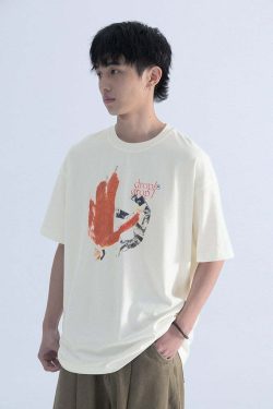 Mentmate Double Drop Tee - Y2K Summer Grunge, 90s Retro, Pastel Goth, Hip Hop Fashion