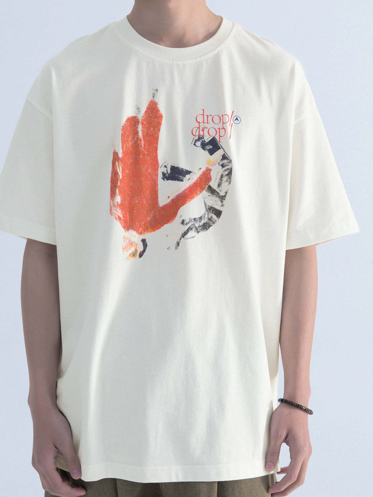 Mentmate Double Drop Tee - Y2K Summer Grunge, 90s Retro, Pastel Goth, Hip Hop Fashion