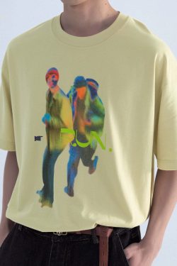 Mentmate R.U.N. Tee - Y2K Summer Grunge & 90s Retro Fashion for Women