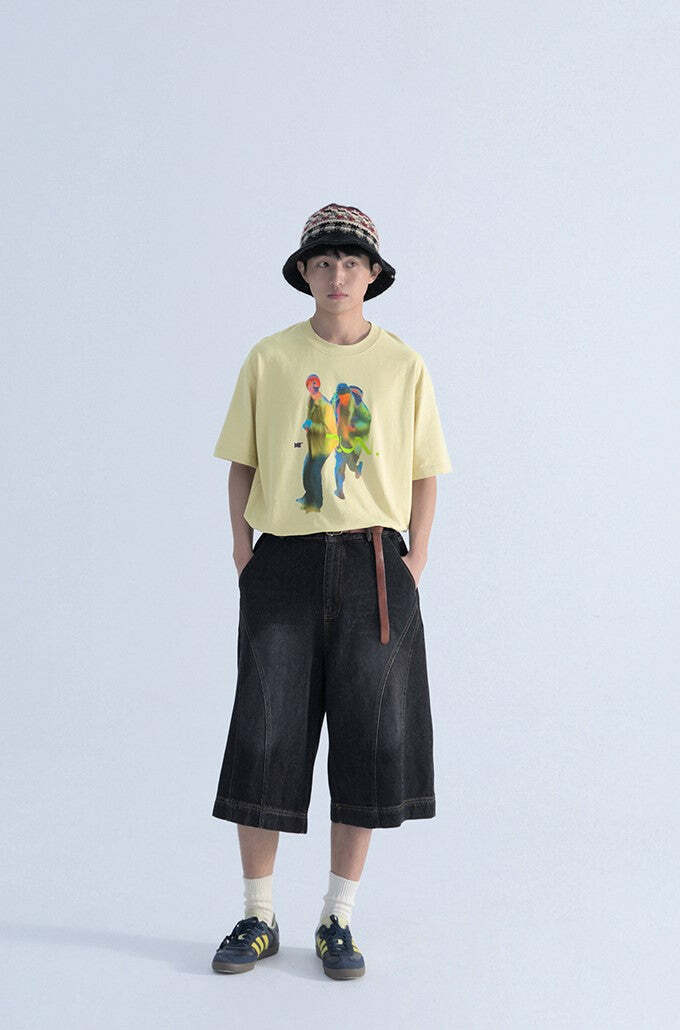 Mentmate R.U.N. Tee - Y2K Summer Grunge & 90s Retro Fashion for Women
