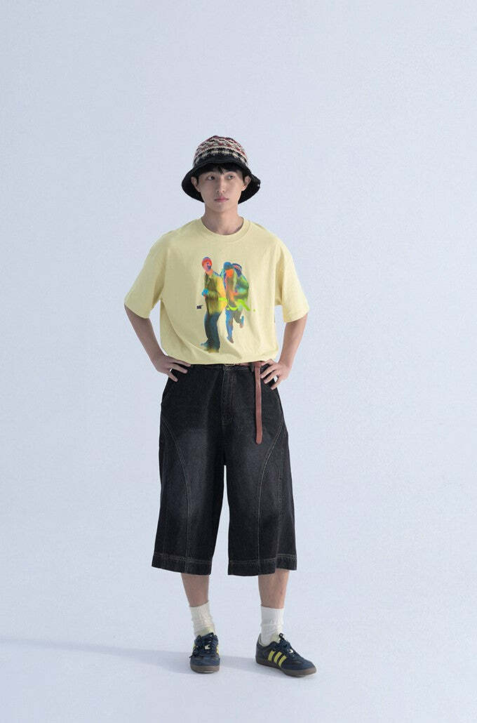 Mentmate R.U.N. Tee - Y2K Summer Grunge & 90s Retro Fashion for Women