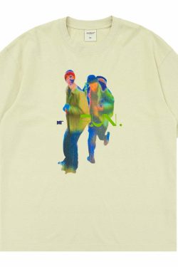 Mentmate R.U.N. Tee - Y2K Summer Grunge & 90s Retro Fashion for Women