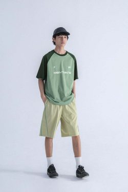 Mentmate Two-Tone Logo Tee - Y2K Summer, 90s Grunge, Retro Style, Baby Tees, Y2K Pop