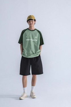 Mentmate Two-Tone Logo Tee - Y2K Summer, 90s Grunge, Retro Style, Baby Tees, Y2K Pop
