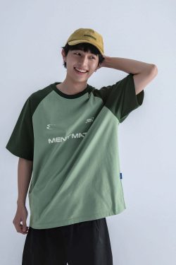 Mentmate Two-Tone Logo Tee - Y2K Summer, 90s Grunge, Retro Style, Baby Tees, Y2K Pop