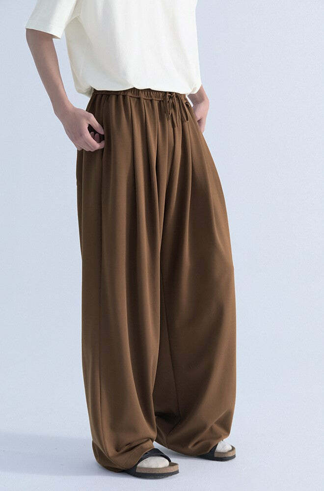 Mentmate Y2K Grunge Wide-Leg Lounge Pants - Retro 90s Summer Outfit, Pastel Goth Fashion