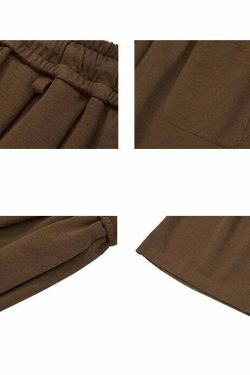 Mentmate Y2K Grunge Wide-Leg Lounge Pants - Retro 90s Summer Outfit, Pastel Goth Fashion