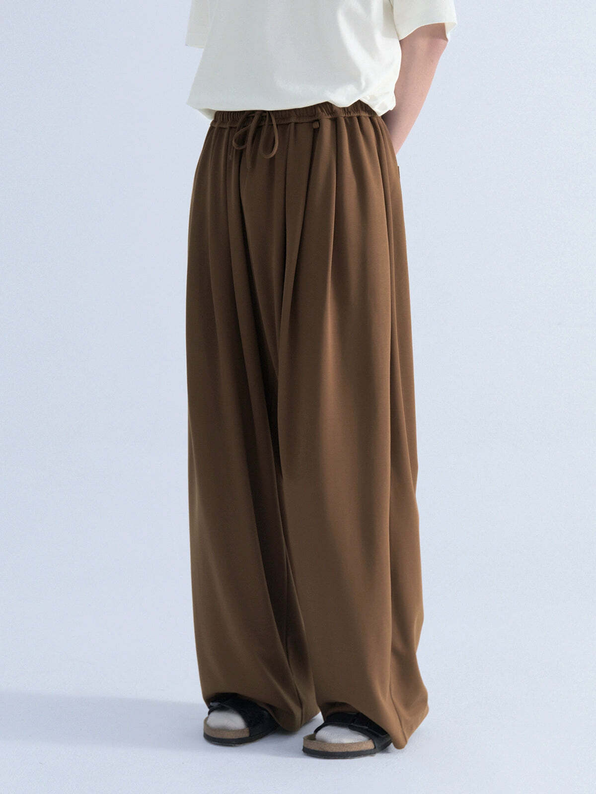 Mentmate Y2K Grunge Wide-Leg Lounge Pants - Retro 90s Summer Outfit, Pastel Goth Fashion