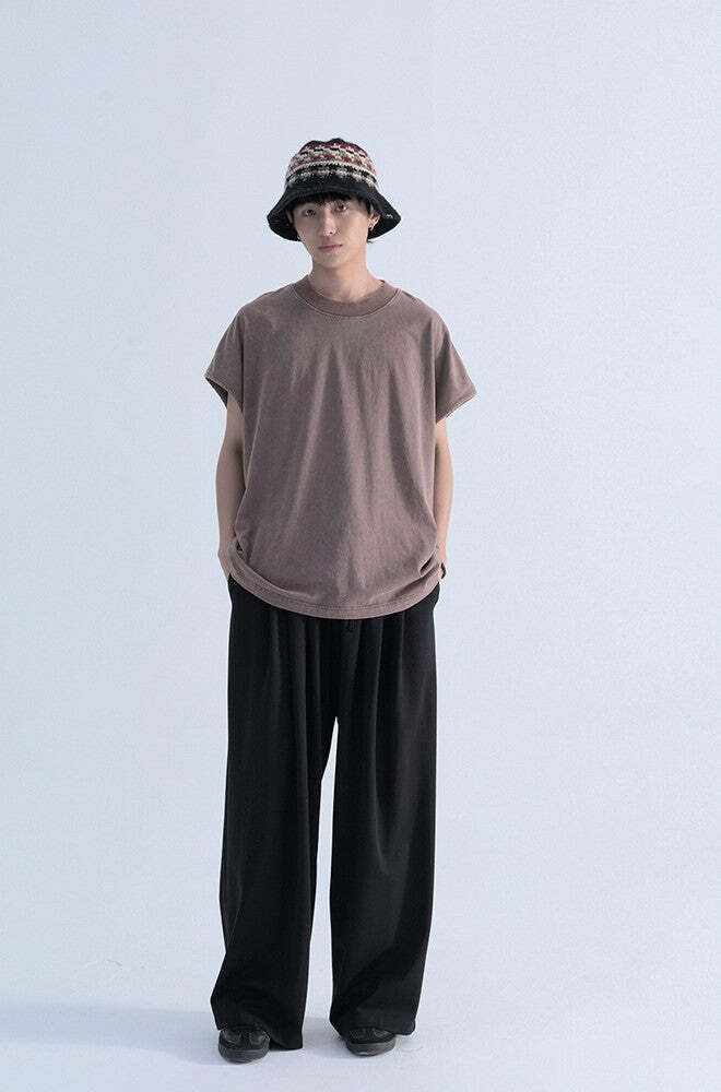 Mentmate Y2K Grunge Wide-Leg Lounge Pants - Retro 90s Summer Outfit, Pastel Goth Fashion