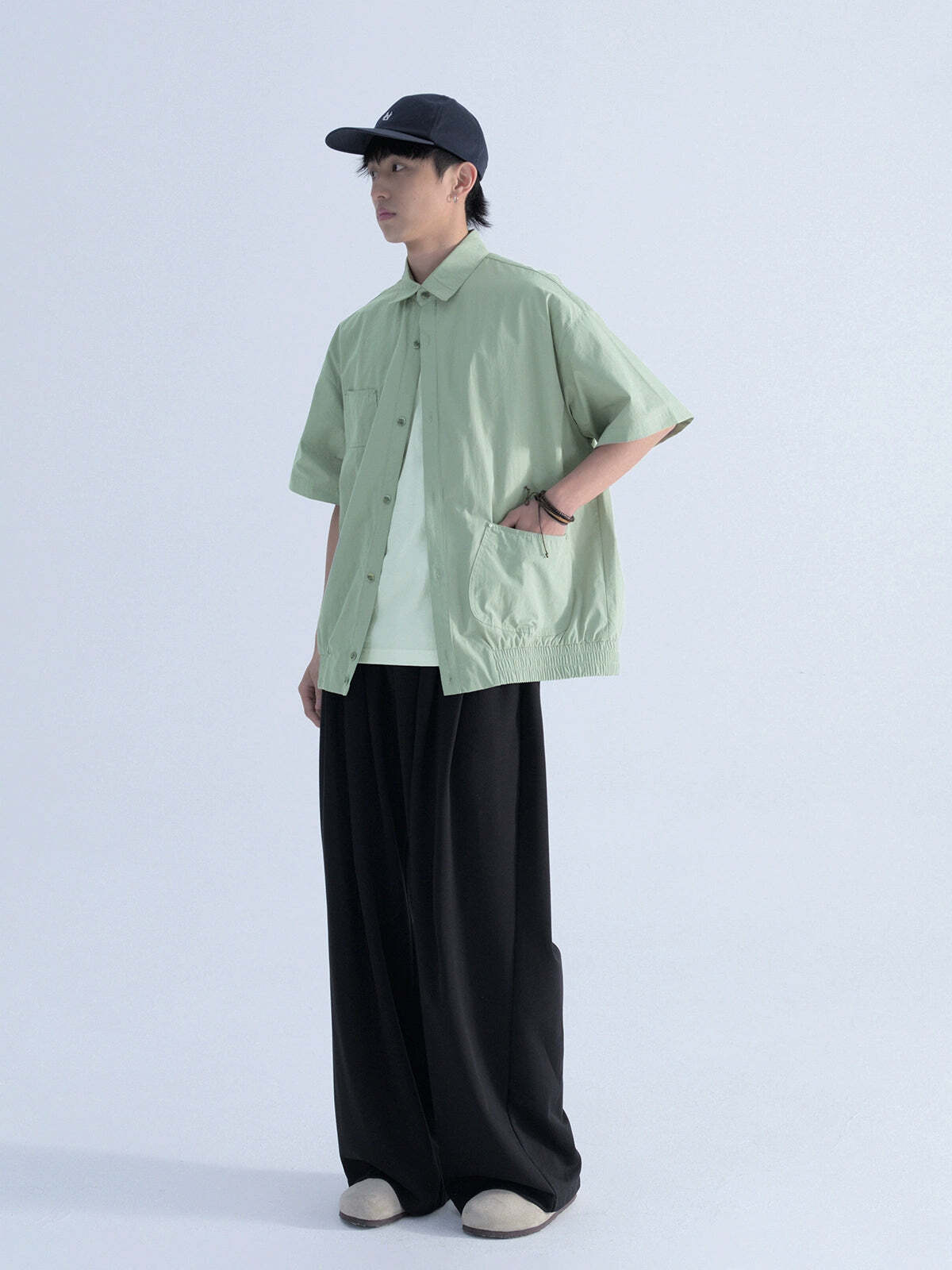 Mentmate Y2K Grunge Wide-Leg Lounge Pants - Retro 90s Summer Outfit, Pastel Goth Fashion