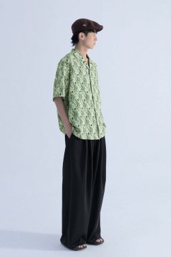 Mentmate Y2K Grunge Wide-Leg Lounge Pants - Retro 90s Summer Outfit, Pastel Goth Fashion