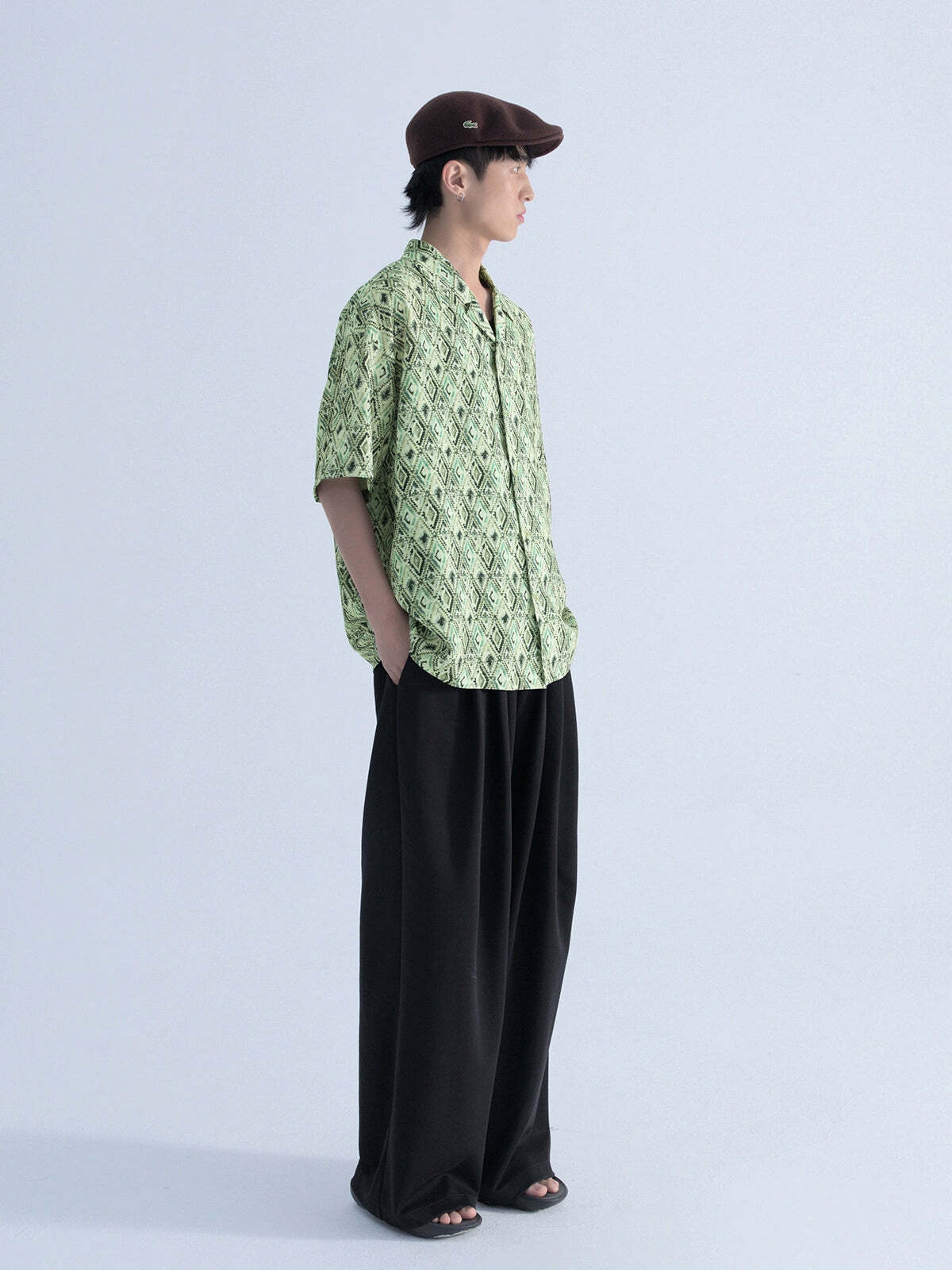Mentmate Y2K Grunge Wide-Leg Lounge Pants - Retro 90s Summer Outfit, Pastel Goth Fashion