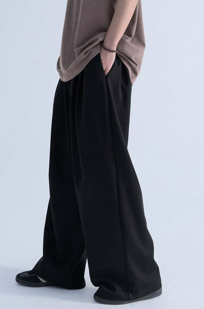 Mentmate Y2K Grunge Wide-Leg Lounge Pants - Retro 90s Summer Outfit, Pastel Goth Fashion