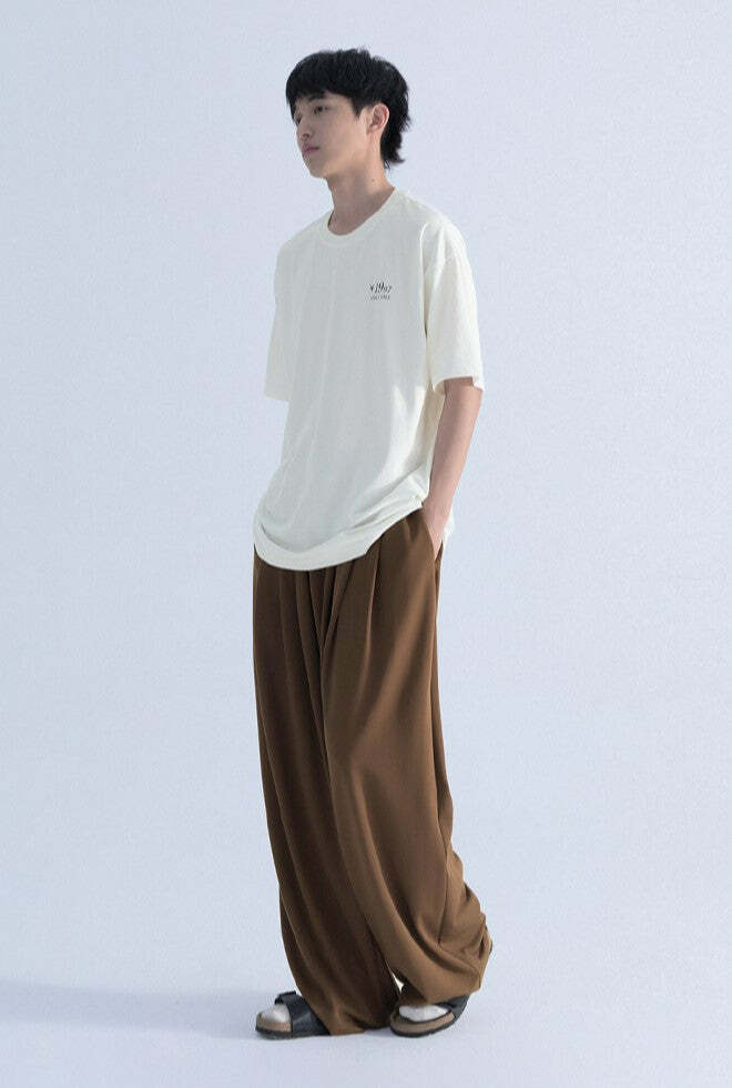 Mentmate Y2K Grunge Wide-Leg Lounge Pants - Retro 90s Summer Outfit, Pastel Goth Fashion