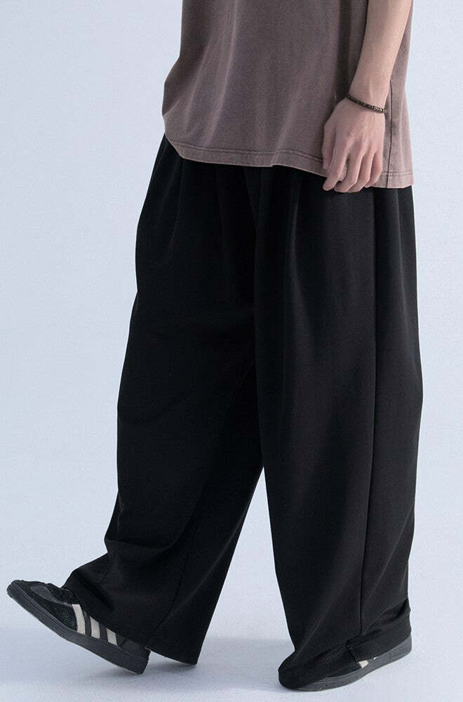 Mentmate Y2K Grunge Wide-Leg Lounge Pants - Retro 90s Summer Outfit, Pastel Goth Fashion
