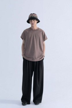 Mentmate Y2K Wide-Leg Lounge Pants - Retro 90s Grunge, Summer Outfits, Pastel Goth Style
