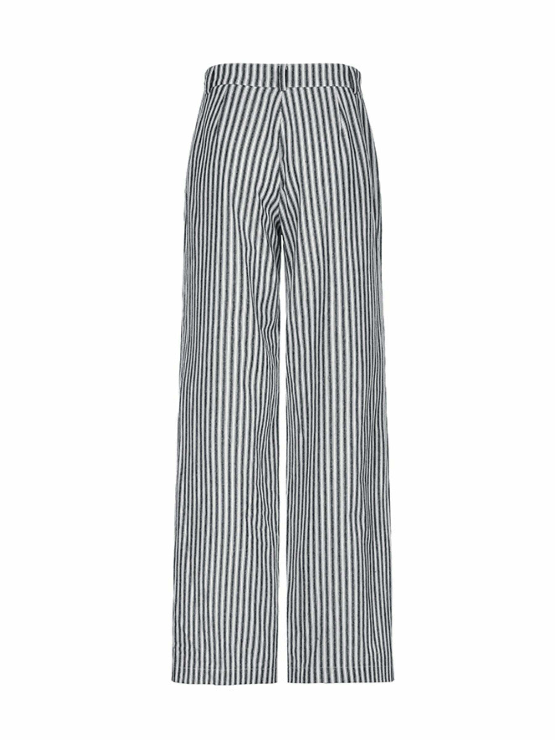 Miah Striped Casual Pants - Y2K Summer Grunge Outfit, 90s Fashion, Retro Style, Y2K Club Look