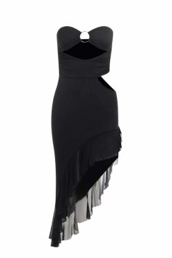 Miranda Strapless Dress - Y2K Summer Grunge Outfit, 90s Fashion, Retro Style, Y2K Party Look