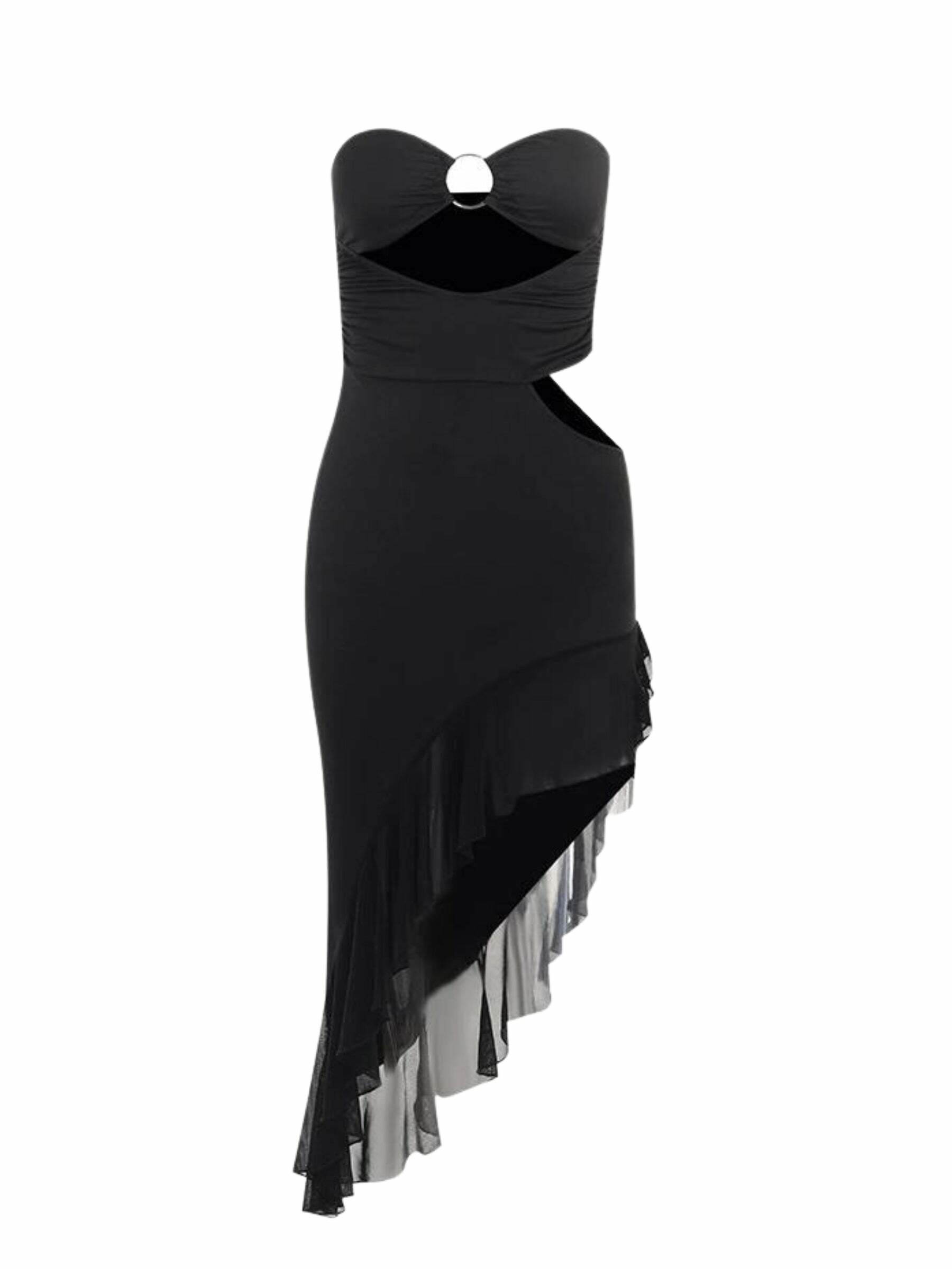 Miranda Strapless Dress - Y2K Summer Grunge Outfit, 90s Fashion, Retro Style, Y2K Party Look
