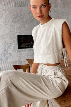 Misha Pants Set - Y2K Summer & 90s Fashion, Grunge, Retro, Pastel Goth, Hip Hop, Party Outfits