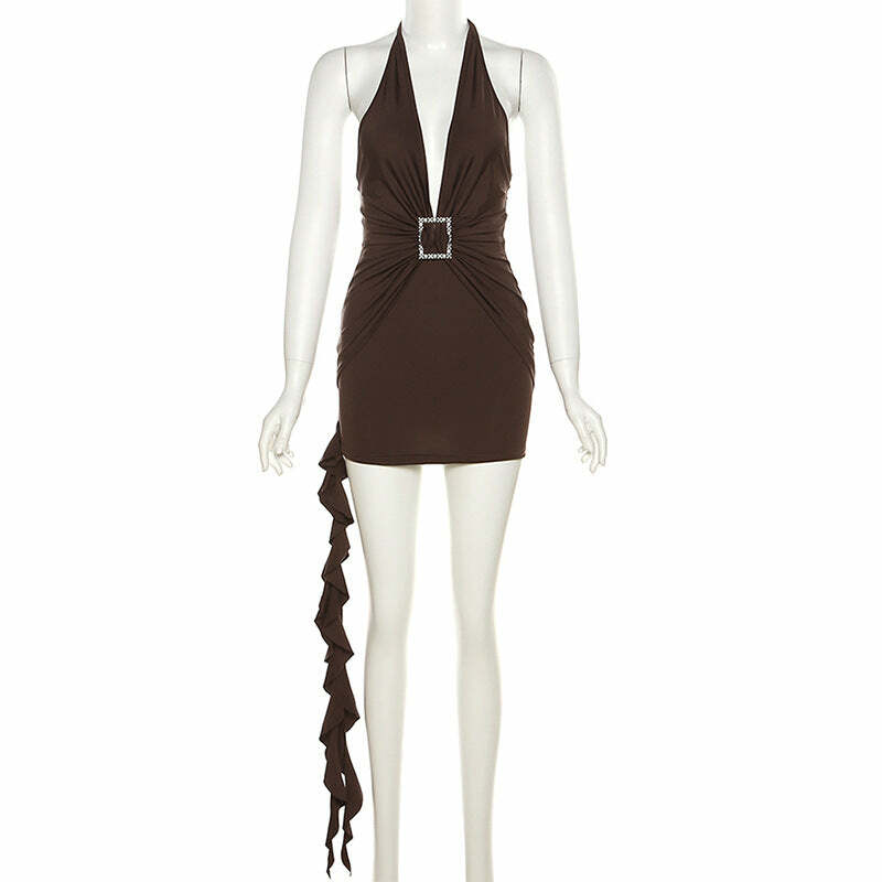 Monica Mini Dress - Y2K Summer Grunge Outfit, 90s Fashion, Retro Style, Pastel Goth Vibes