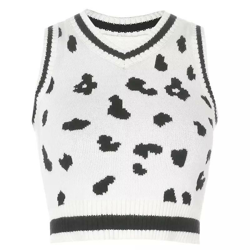MOO-D Sweater Vest - Y2K Summer Grunge, 90s Retro, Pastel Goth, Y2K Popstar, Baby