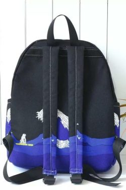 Moonlight Wave Backpack - Y2K Summer, 90s Grunge, Retro Style, Y2K Club & Party Outfits
