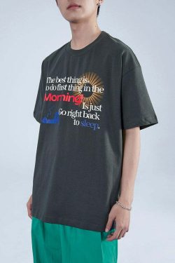 Morning! Tee - Y2K Summer Grunge, 90s Retro, Pastel Goth, Baby Tees, Y2K Popstar
