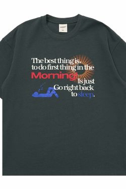 Morning! Tee - Y2K Summer Grunge, 90s Retro, Pastel Goth, Baby Tees, Y2K Popstar