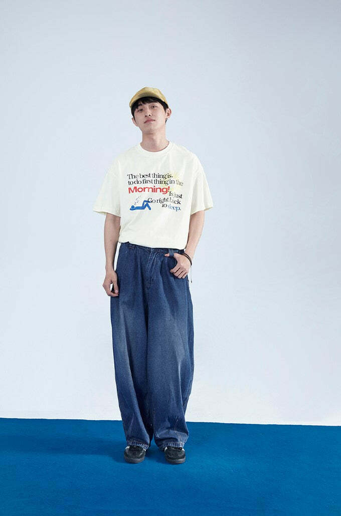 Morning! Tee - Y2K Summer Grunge, 90s Retro, Pastel Goth, Y2K Popstar & Club Outfits