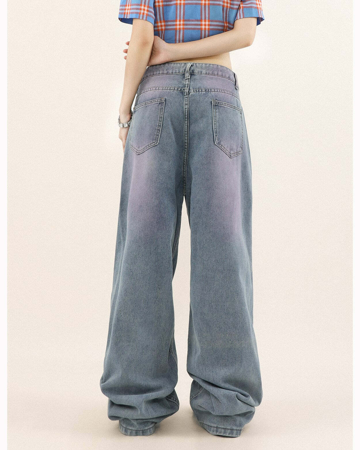 MRNEARLY 'Dreamy' Baggy Jeans - Y2K Summer, 90s Grunge, Retro Hip Hop, Pastel Goth