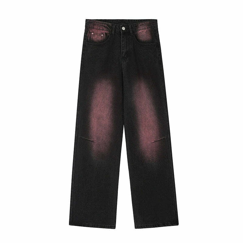 MRNEARLY 'Dreamy' Baggy Jeans - Y2K Summer, 90s Grunge, Retro Hip Hop, Pastel Goth