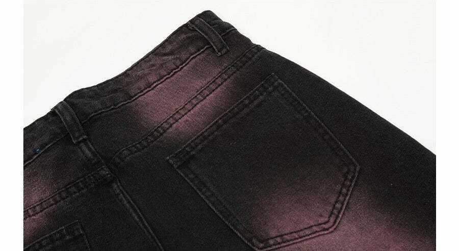 MRNEARLY 'Dreamy' Baggy Jeans - Y2K Summer, 90s Grunge, Retro Hip Hop, Pastel Goth