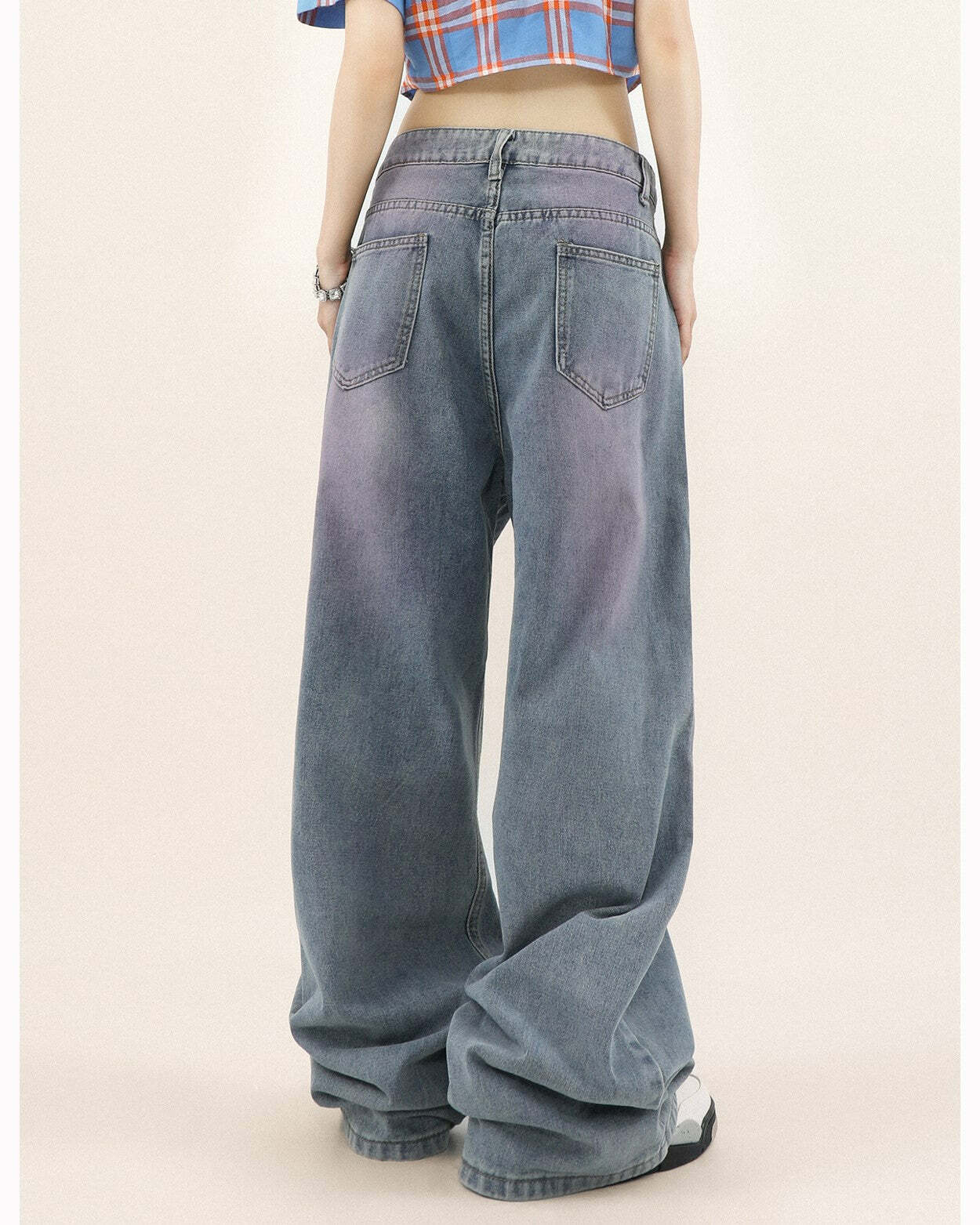 MRNEARLY 'Dreamy' Baggy Jeans - Y2K Summer, 90s Grunge, Retro Hip Hop, Pastel Goth
