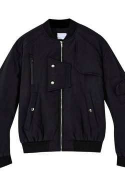 MRNEARLY Heavyweight Flight Jacket - Y2K Grunge, 90s Retro, Gothic, Summer & Party Outfits