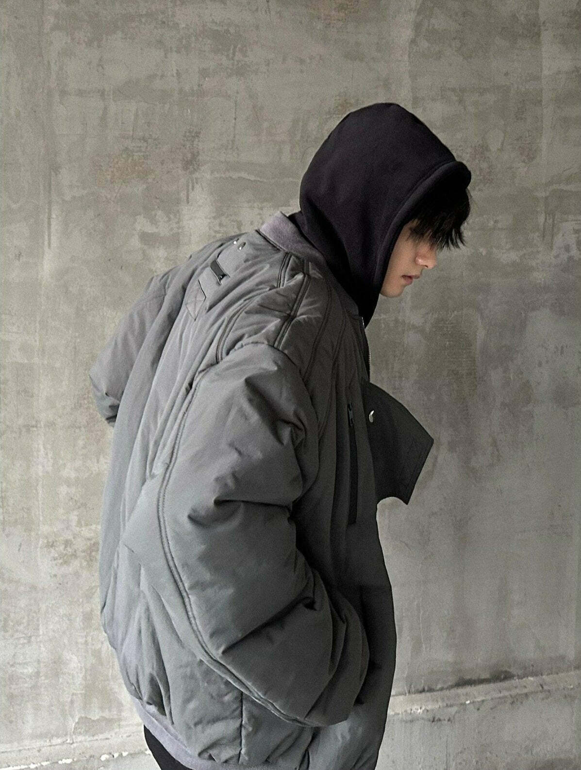 MRNEARLY Heavyweight Flight Jacket - Y2K Grunge, 90s Retro, Gothic, Summer & Party Outfits