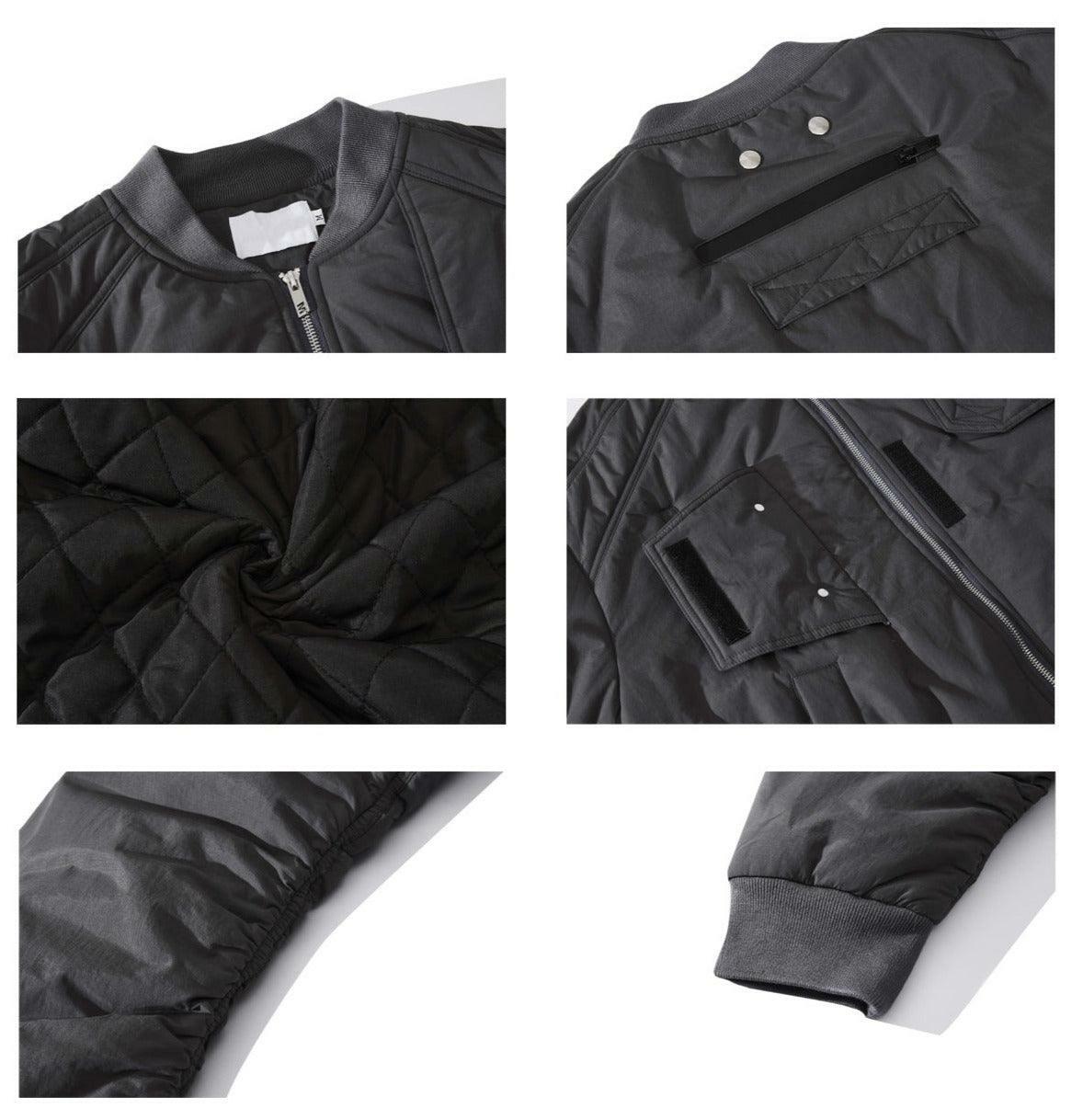MRNEARLY Heavyweight Flight Jacket - Y2K Grunge, 90s Retro, Gothic, Summer & Party Outfits