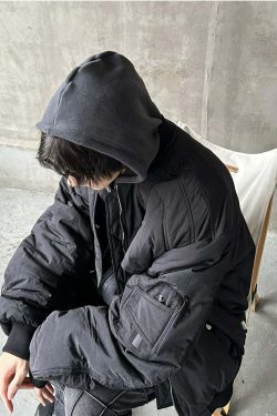 MRNEARLY Heavyweight Flight Jacket - Y2K Grunge, 90s Retro, Gothic, Summer & Party Outfits