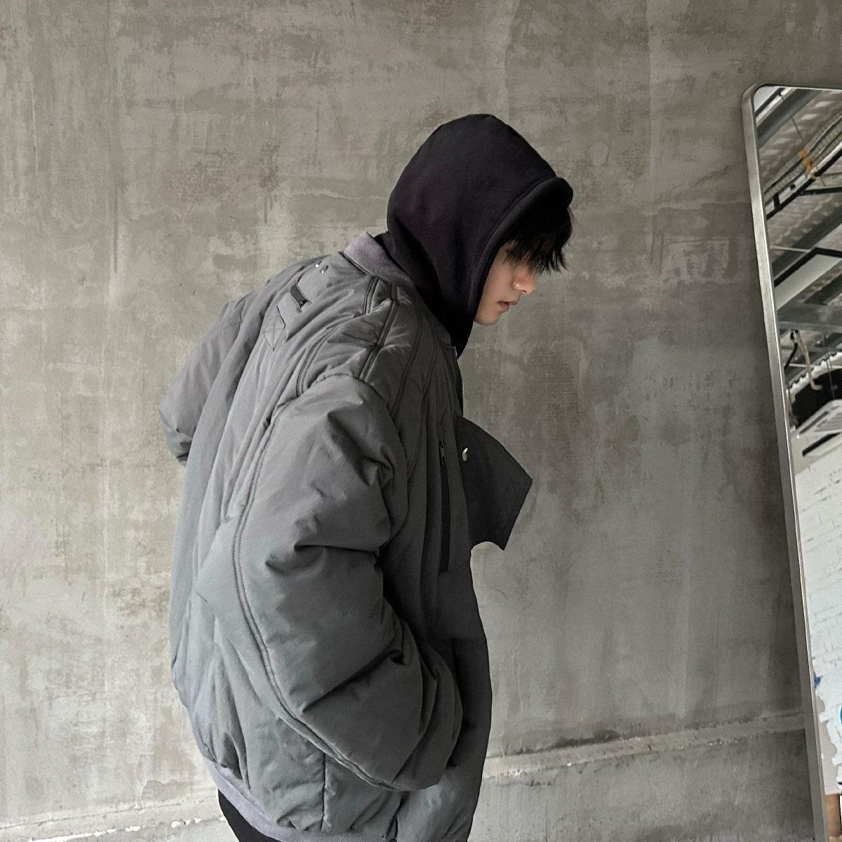 MRNEARLY Heavyweight Flight Jacket - Y2K Grunge, 90s Retro, Gothic, Summer & Party Outfits