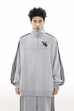 MRNEARLY Y2K Grunge Track Jacket - Retro 90s Fashion, Summer Outfits, and Pastel Goth Style
