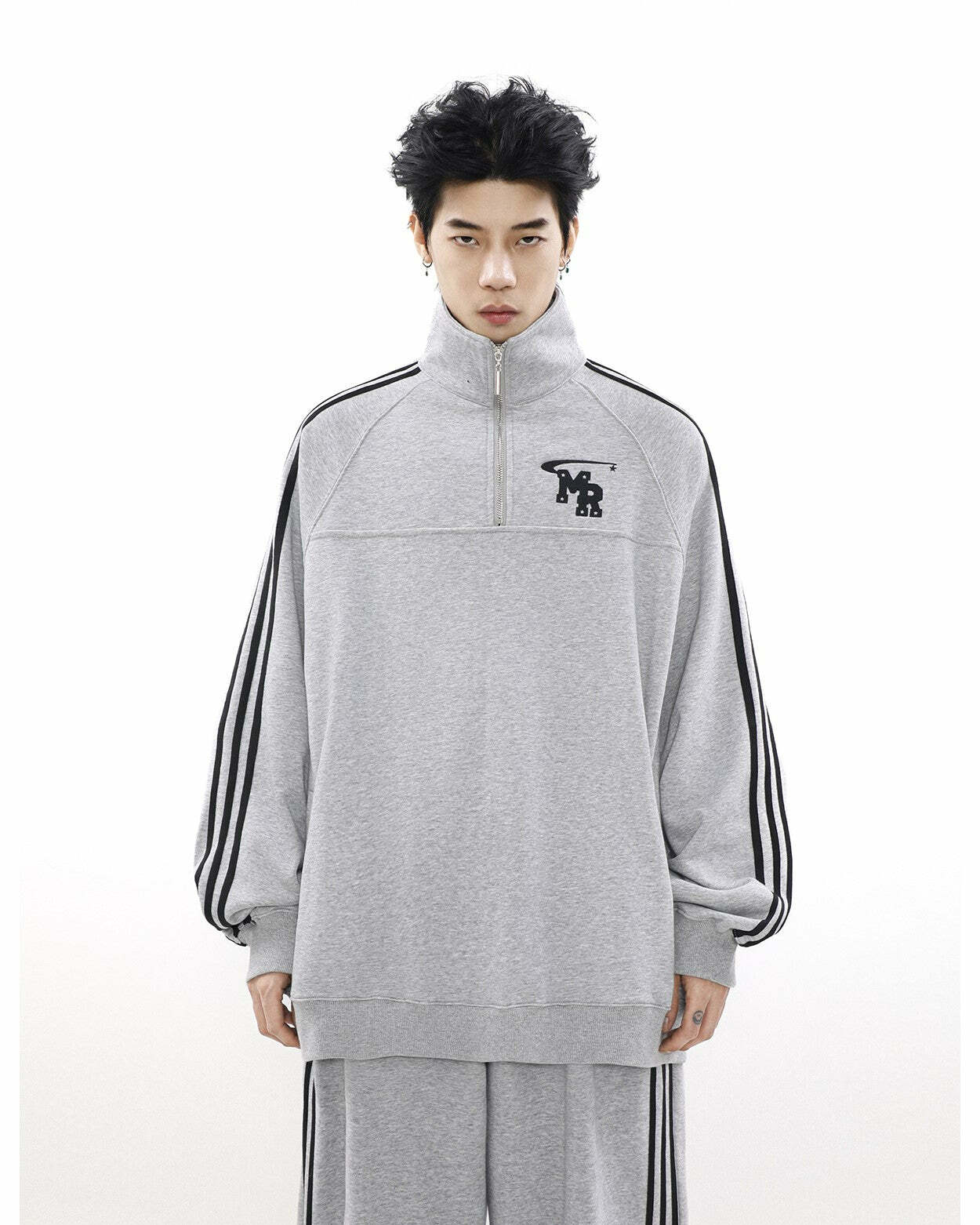MRNEARLY Y2K Grunge Track Jacket - Retro 90s Fashion, Summer Outfits, and Pastel Goth Style