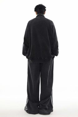 MRNEARLY Y2K Grunge Track Jacket - Retro 90s Fashion, Summer Outfits, and Pastel Goth Style