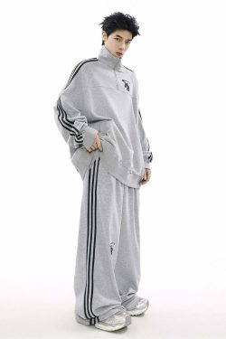 MRNEARLY Y2K Grunge Track Jacket - Retro 90s Fashion, Summer Outfits, and Pastel Goth Style