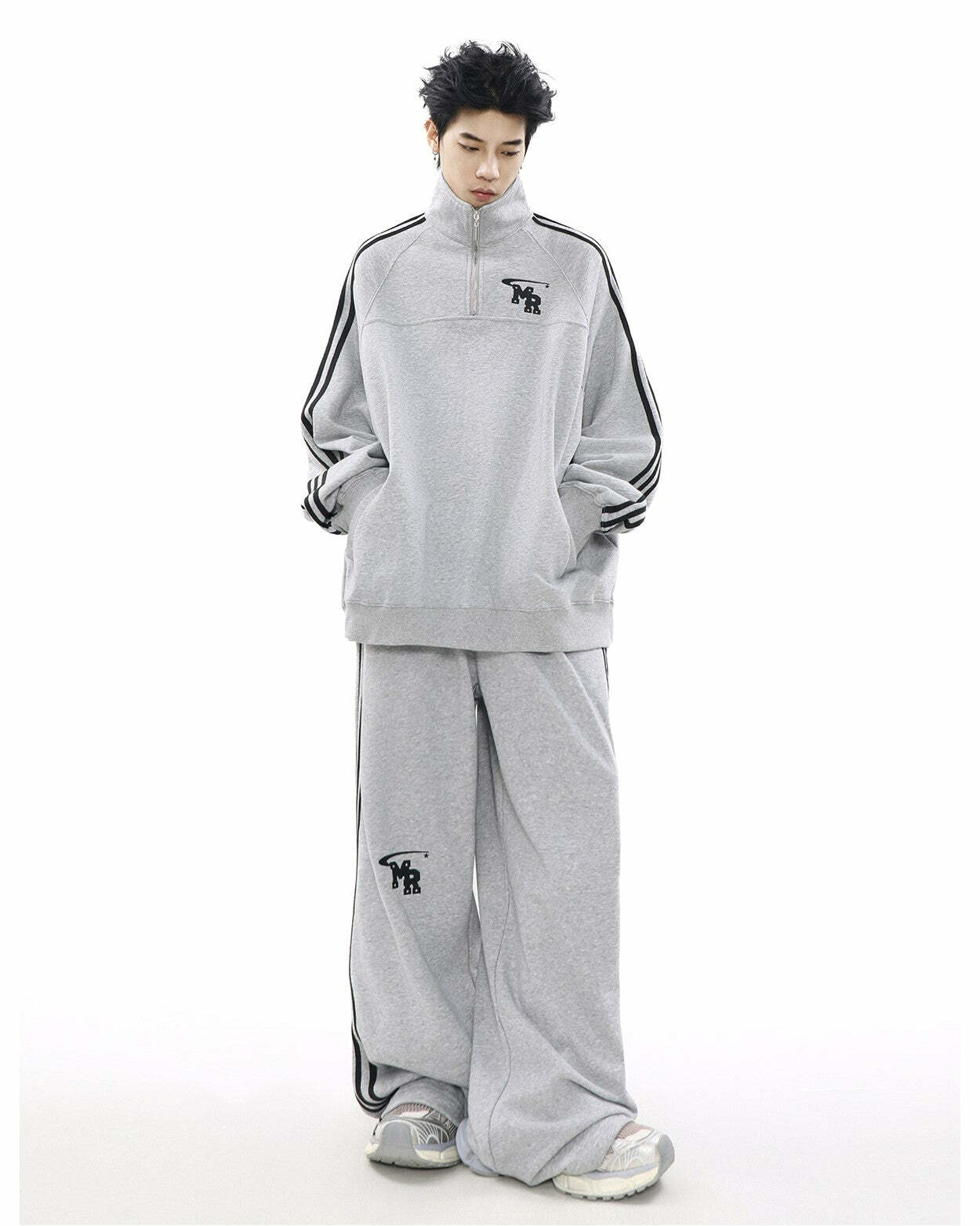 MRNEARLY Y2K Grunge Track Jacket - Retro 90s Fashion, Summer Outfits, and Pastel Goth Style