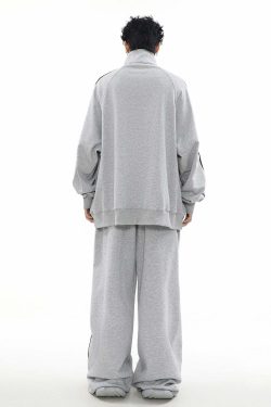MRNEARLY Y2K Grunge Track Jacket - Retro 90s Fashion, Summer Outfits, and Pastel Goth Style