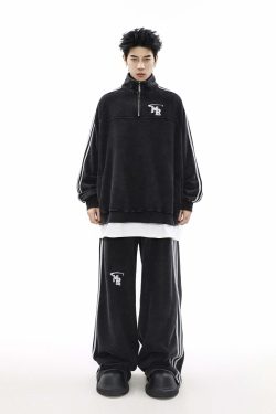 MRNEARLY Y2K Grunge Track Jacket - Retro 90s Fashion, Summer Outfits, and Pastel Goth Style