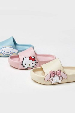 My Melody Fresh Home Slippers - SANRIO x UTUNE | Y2K & 90s Fashion, Grunge, Retro Style